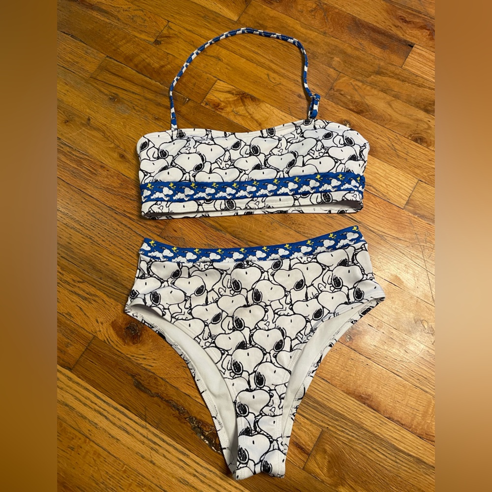 Snoopy Peanuts High Waisted Bikini